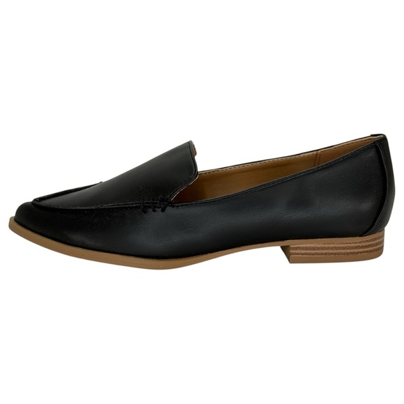 Dolce Vita Island Black Faux Leather Womens Flats Size 6.5M - Picture 3 of 11